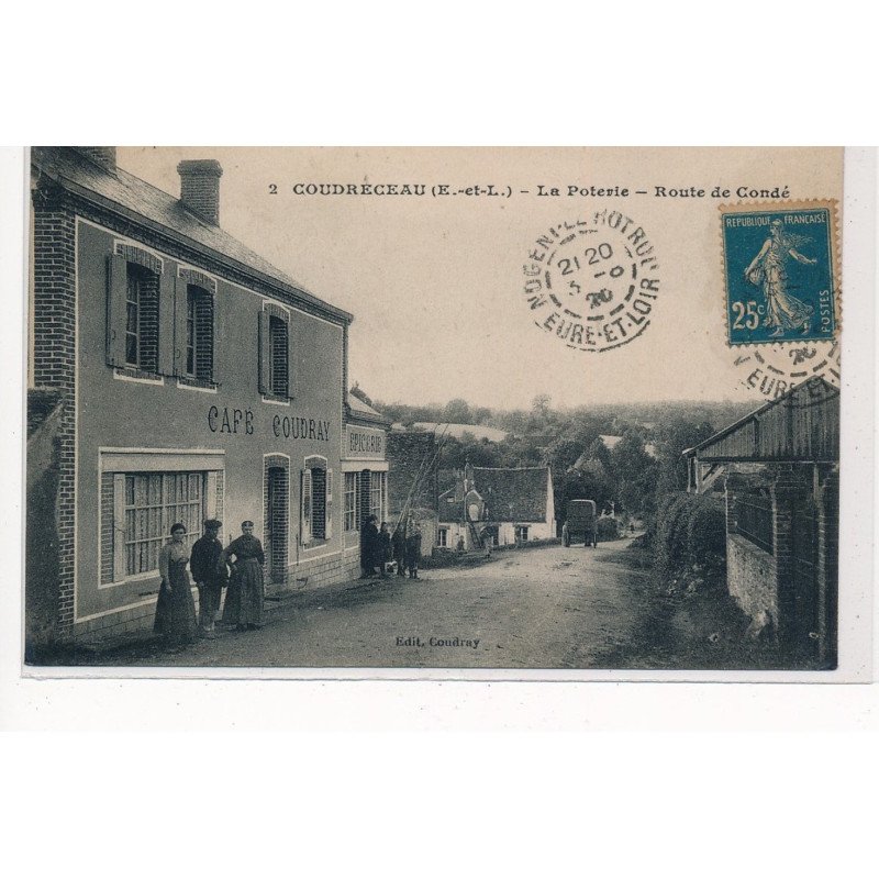 COUDRECEAU : la poterie, route de condé - tres bon etat
