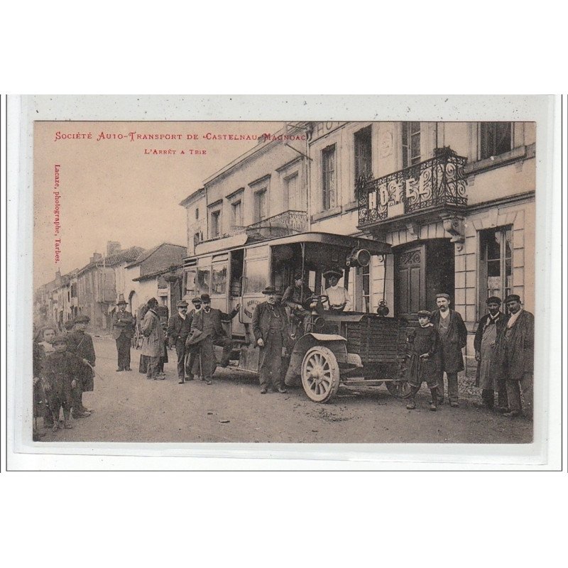 TRIE - Société auto-transport de Castelanu-Magnoac: l'arrêt à TRIE - très bon état TRIE - Société auto-transport de Castelanu-Magnoac: l'arrêt à TRIE - très bon état