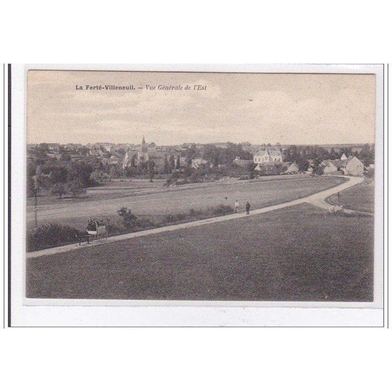 LA FERTE-VILLENEUIL : vue generale de l'est - tres bon etat