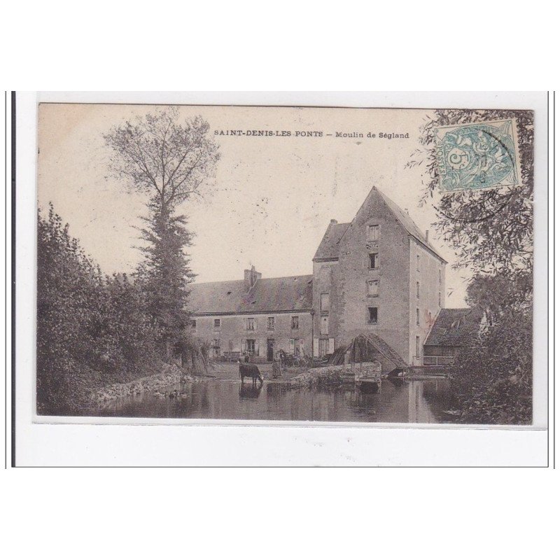 SAINT-DENIS-les-PONTS : moulin de segland - etat