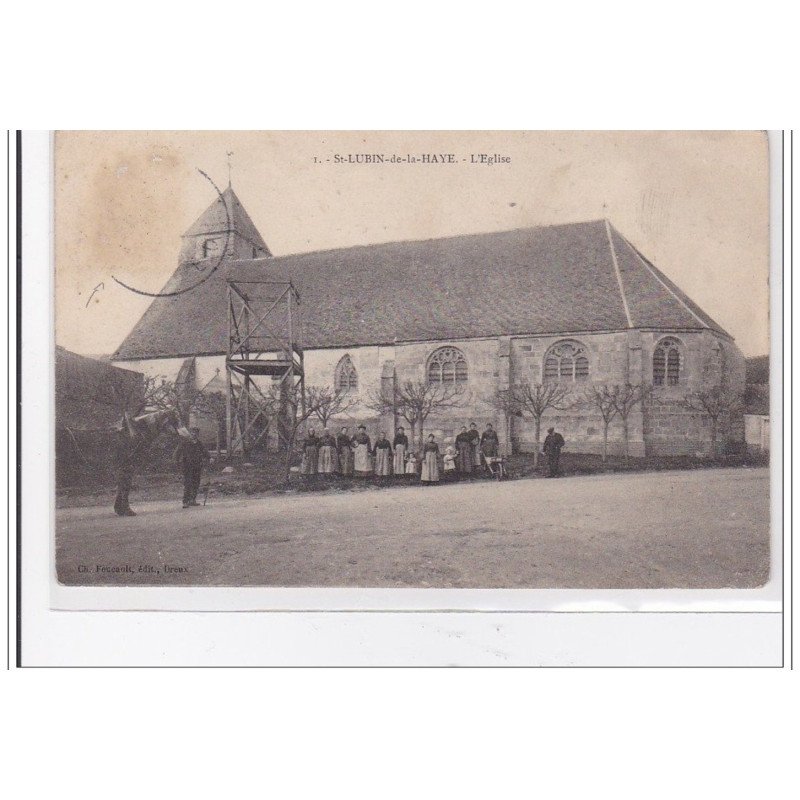St-LUBIN-de-la-HAYE : l'eglise - etat