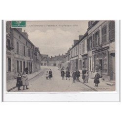 CHATEAUNEUF-en-THYMERAIS : vue prise rue de chartres - tres bon etat