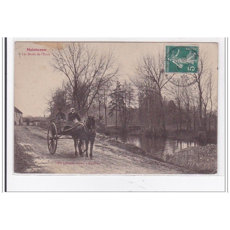 MAINTENON : les bords de l'eure - etat