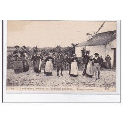 FINISTERE : coutumes, moeurs et costumes bretons, danses bretonnes - tres bon etat