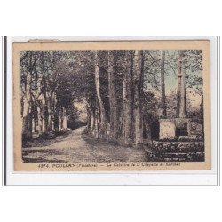 POULLAN : le calvaire de la chapelle de kerinac - tres bon etat
