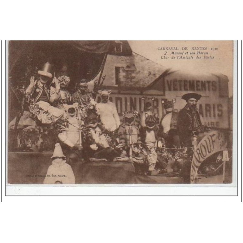 NANTES - le carnaval 1920 - très bon état