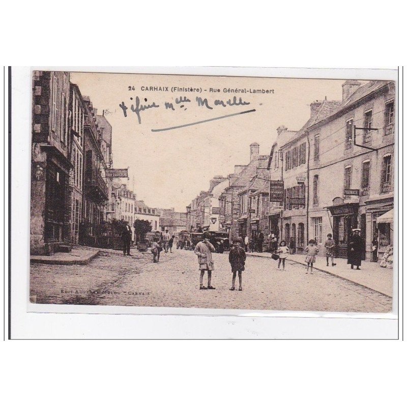 CARHAIX : rue general-lambert - tres bon etat