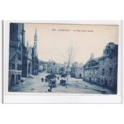 LOCRONAN : la place (partie haute) - tres bon etat