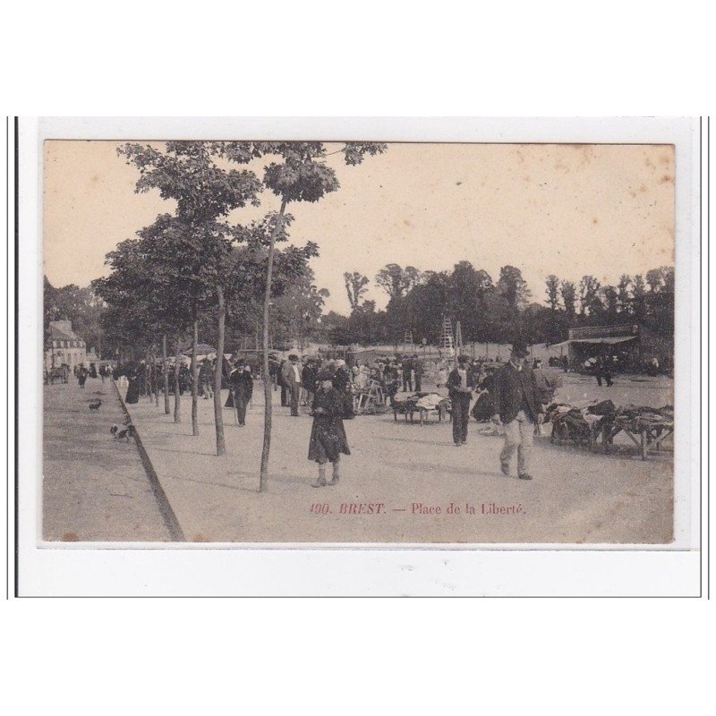 BREST : place de la liberté - etat