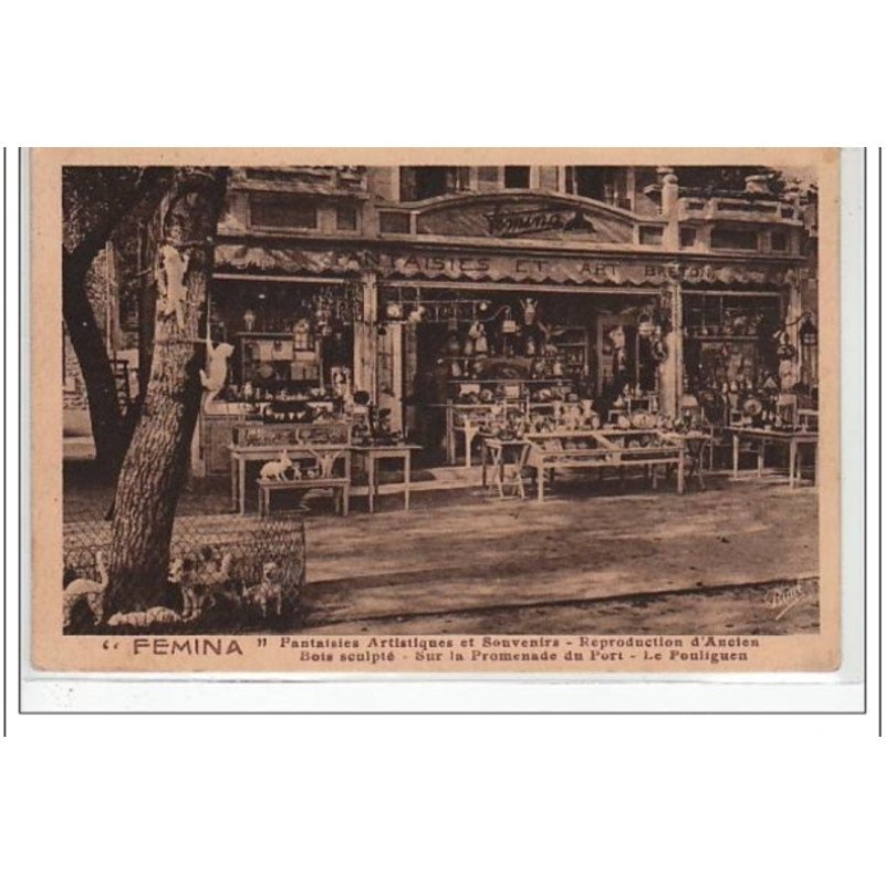 LE POULIGUEN - magasin FEMINA ( dos vierge) - très bon état LE POULIGUEN - magasin FEMINA ( dos vierge) - très bon état