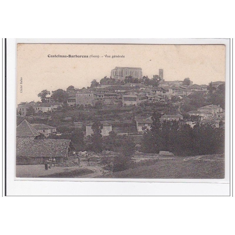CASTELNAU-BARBARENS : vue generale - tres bon etat