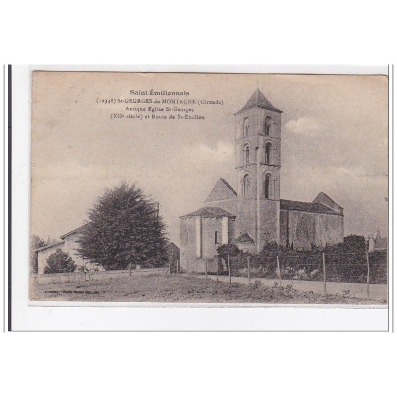 St-GEGRES-de-MONTAGNE : antique eglise st-georges - tres bon etat