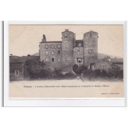 VERGEZAC : l'ancien chateau-fort (XVIe siecle) transformé en presbytere et maison d'ecole - tres bon etat