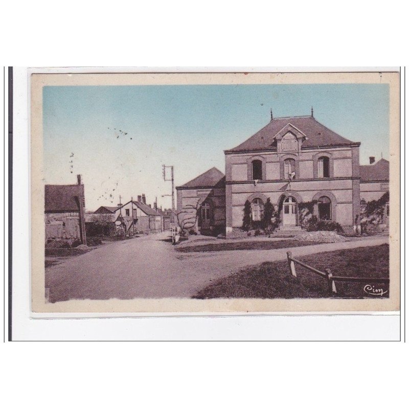 CHAUVIGNY-du-PERCHE : ecole et mairie - etat