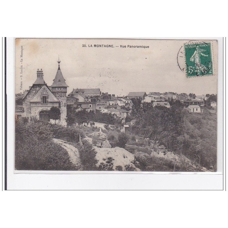 LA MONTAGNE : vue panoramique - tres bon etat