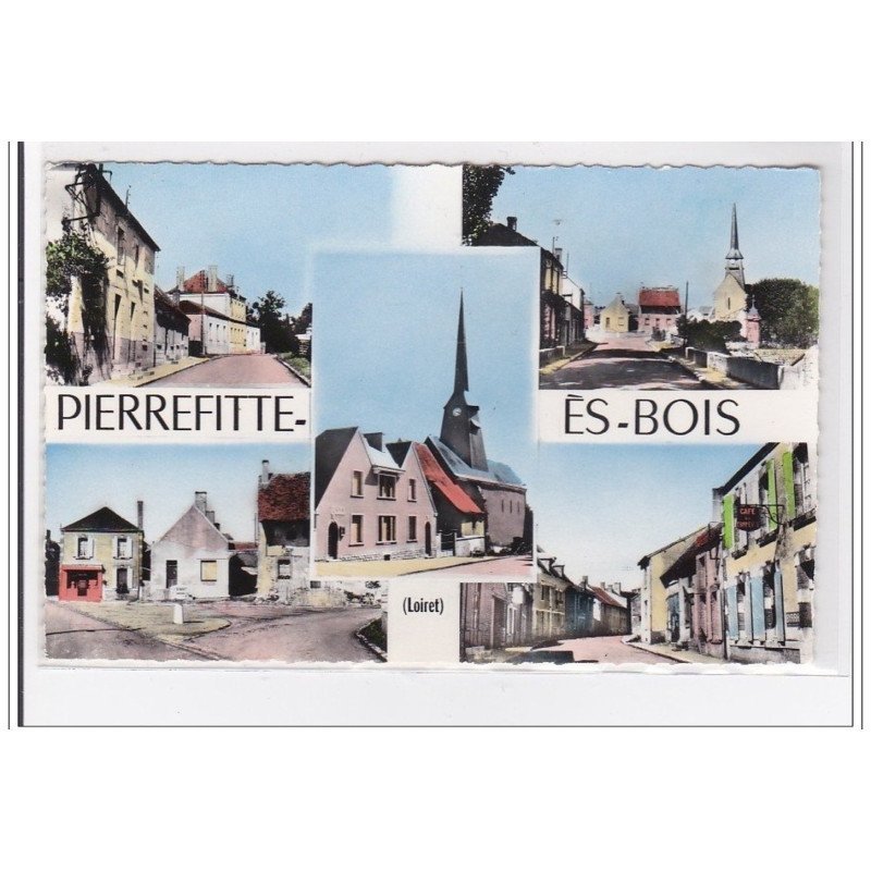 PIERREFITE-es-BOIS : vue generale du village - tres bon etat