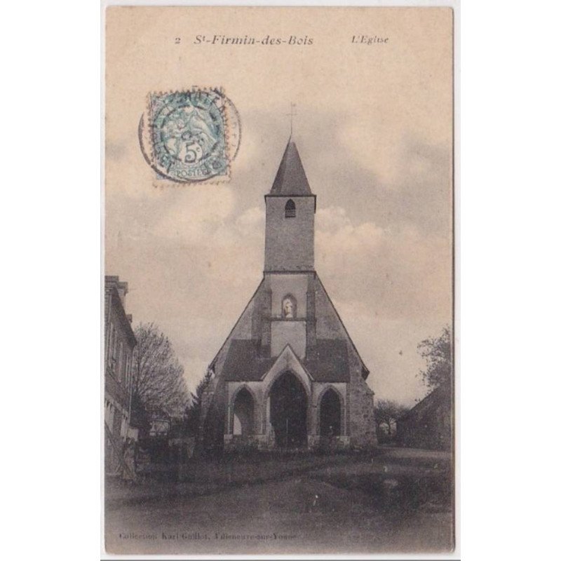St-FIRMIN-des-BOIS : l'eglise - tres bon eatt