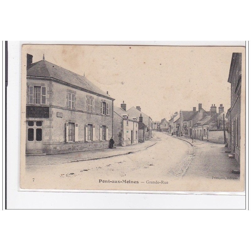 PONT-aux-MOINES : grande-rue - tres bon etat