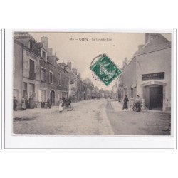 CLERY : la grande rue - tres bon etat