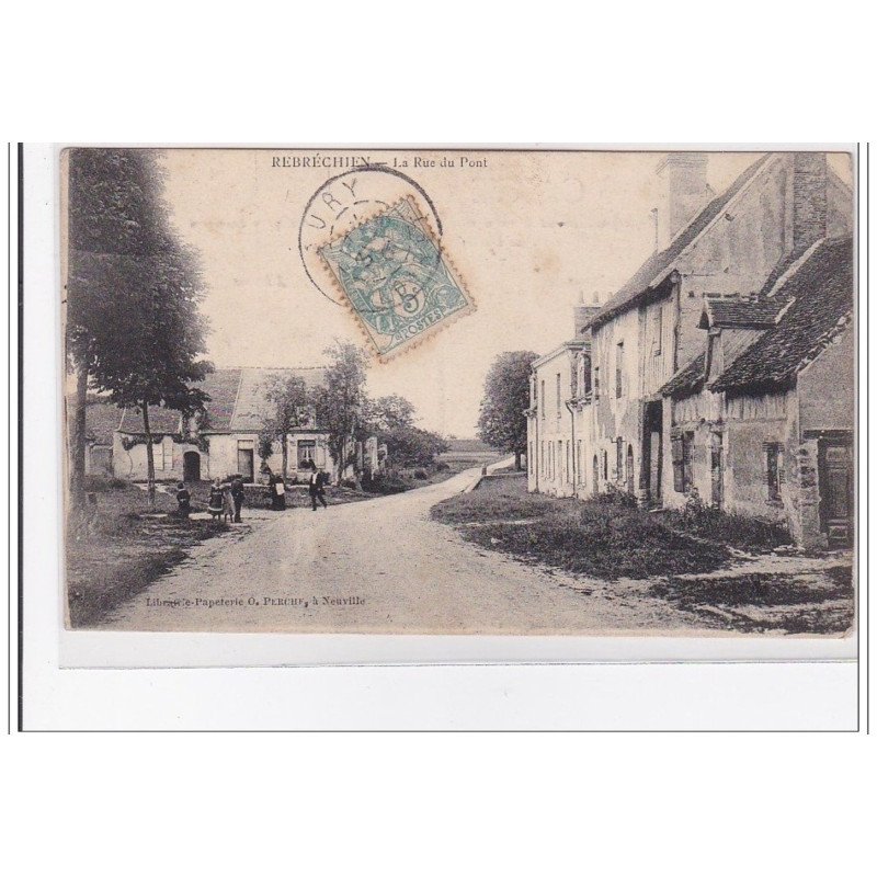 REBRECHIEN : la rue du pont - tres bon etat