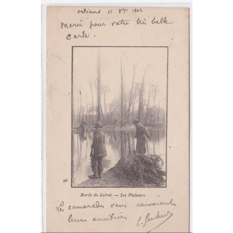 LOIRET : les pecheurs - tres bon etat