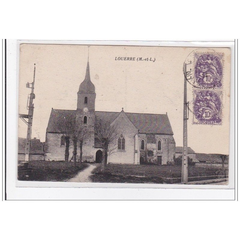 LOUERRE : eglise - tres bon etat