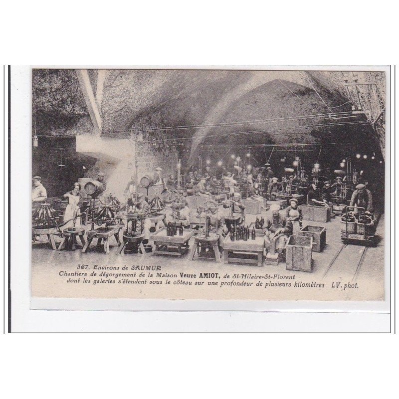 St-HILAIRE-FLORENT : chantier de degorgement de la maison veuve amiot - tres bon etat