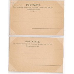 KIRCHNER RAPHAEL : D-28 : "gils with flowers at feet" série de 10 CPA - tres bon etat