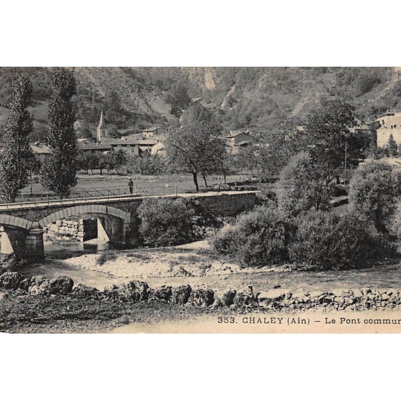 CHALEY : le pont commun - tres bon etat