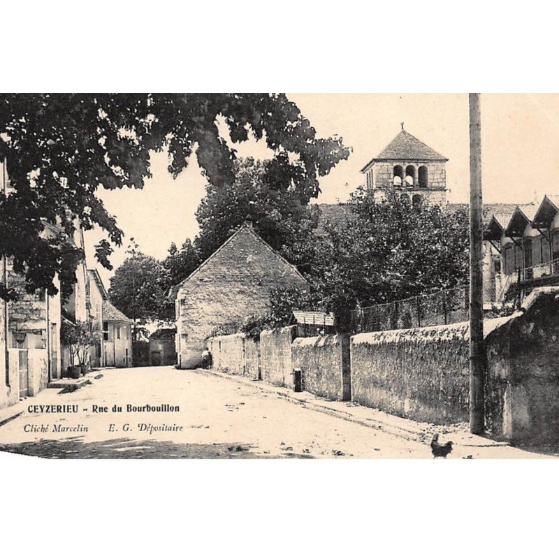 CEYZERIEU : rue du bourbouillon - tres bon etat