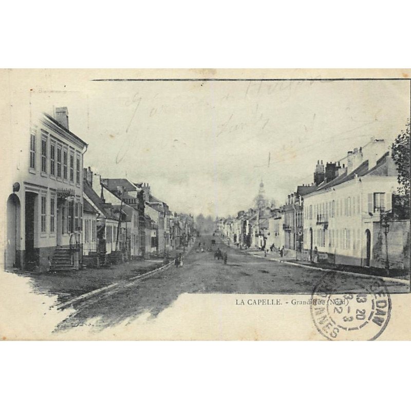 LA CAPELLE : grand-rue - etat