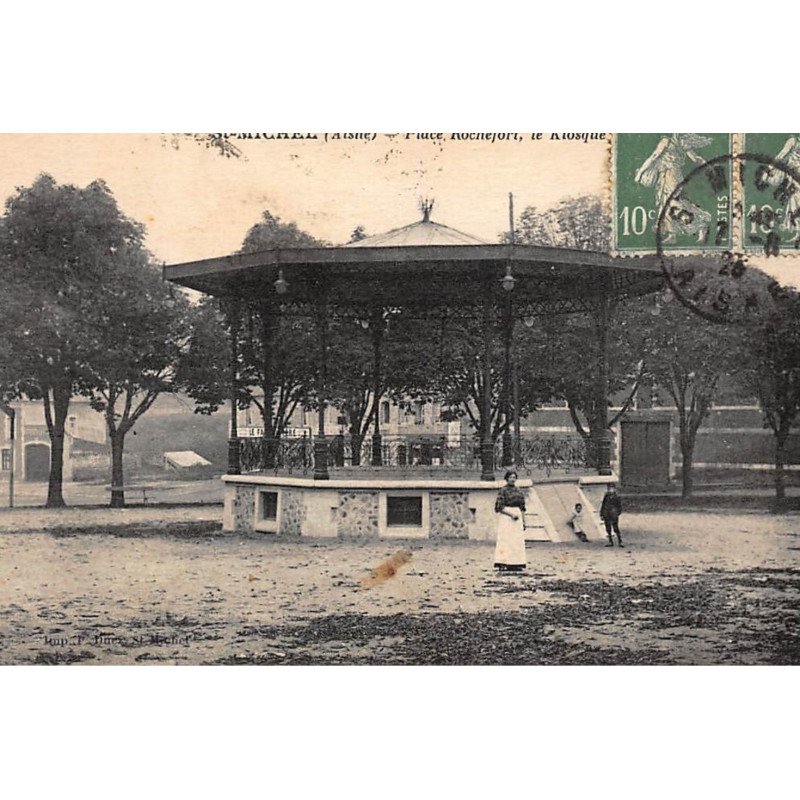 SAINT-MICHEL : place rochefort, le kiosque - tres bon etat