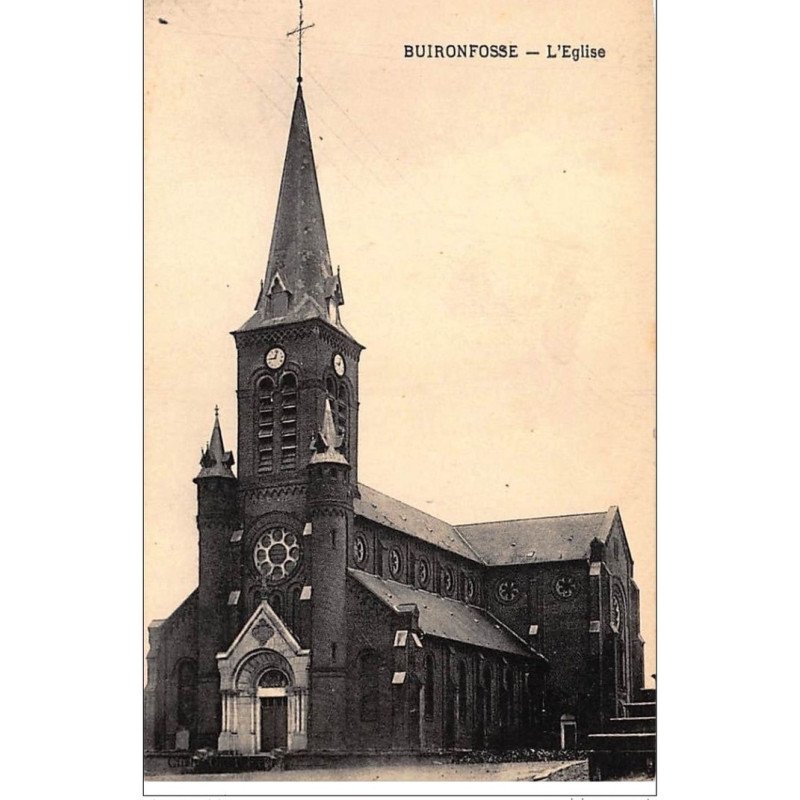 BUIRONFOSSE : l'eglise - tres bon etat