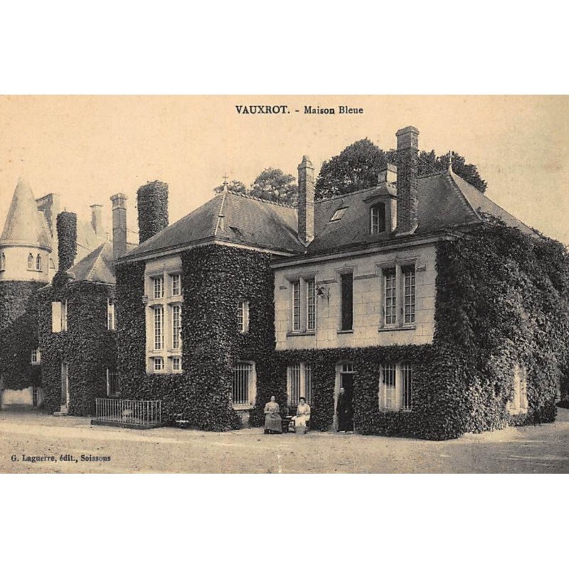 VAUXROT : maison bleue - tres bon etat