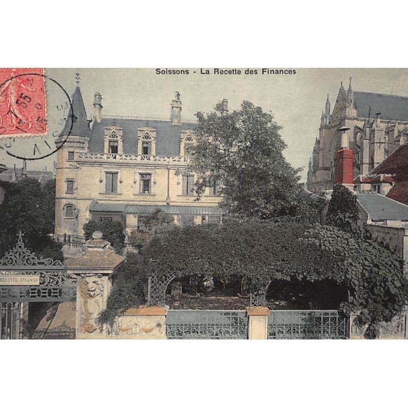 SOISSONS : la recette des finances - tres bon etat