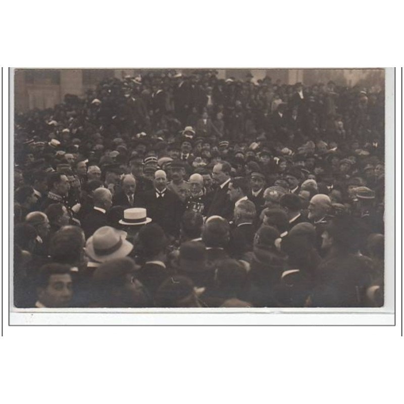 MONTPELLIER : carte photo de la visite du Président de la République en 1921 - très bon état