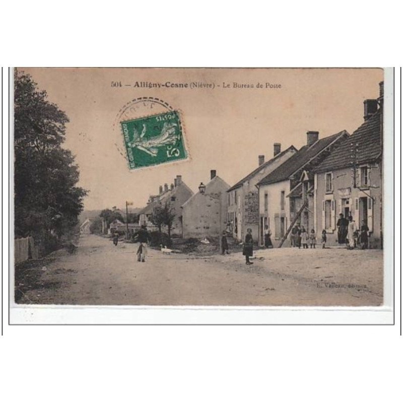 ALLIGNY COSNE : la Poste - bon état (un coin plié) ALLIGNY COSNE : la Poste - bon état (un coin plié)