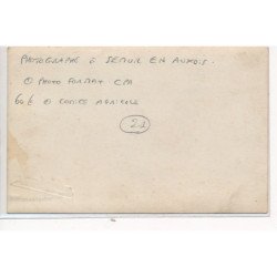 SEMUR EN AUXOIS : photographe à semur en auxois, photo format CPA; comice agricole, vache - tres bon etat