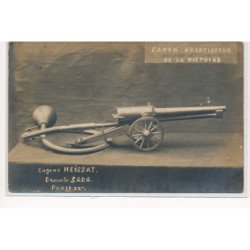 PARIS : canon avertisseur de la victoire, eugene heissat (militaire WW1) XXe arrondissement - tres bon etat