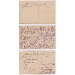 BEAUMESNIL : 3CPA, C. Walter photographe, 6 rue albert-glatigny, bernay, Ecole - tres bon etat