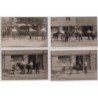 EPERNAY : lot de 5cpa, chevaux, marechal-ferrand, attelage - tres bon etat