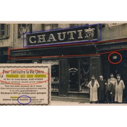 SAINT ETIENNE : 13 rue du grand moulin - pharmacie des deux sepents, chautin - tres bon etat