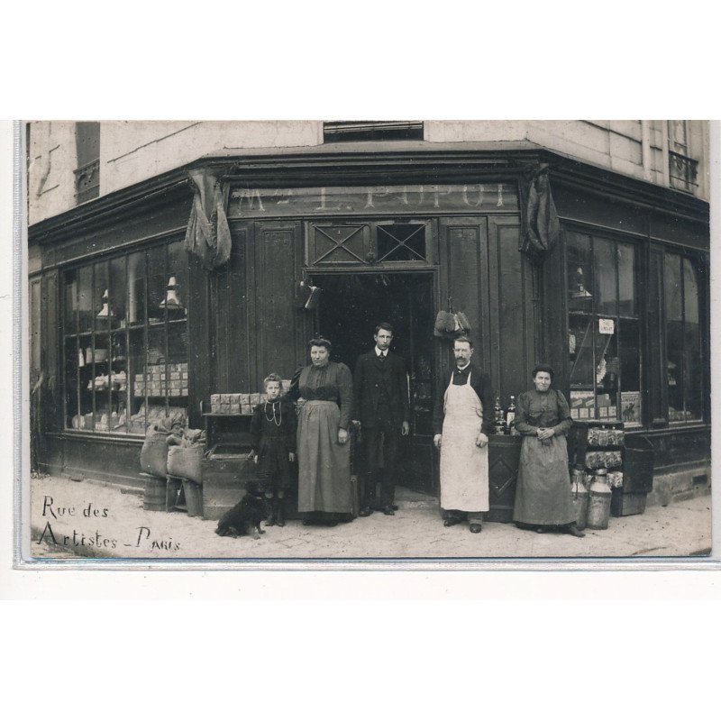 PARIS 14ème : epicerie, quincaillerie L. Popot, ,42 rue des Artistes sur bottin 1906. - tres bon etat PARIS 14ème : epicerie, quincaillerie L. Popot, ,42 rue des Artistes sur bottin 1906. - tres bon etat