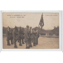 ROYALLIEU : carte bromure """"les adieux au drapeau du 54 ème"""" en 1923 (militaires) - très bon état