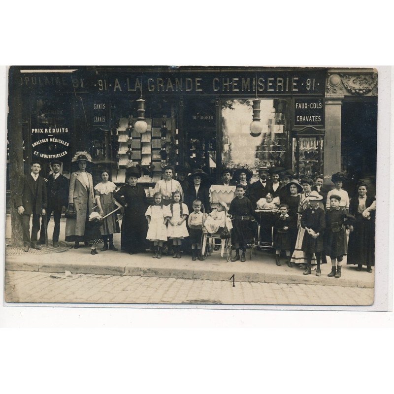 PARIS : 91 avenue de clichy, a la grande chemiserie - etat