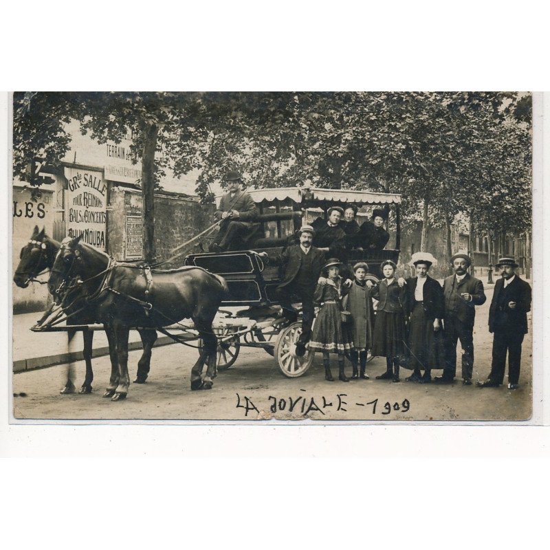 PARIS : "la joviale" societe musicale litteraire - etat