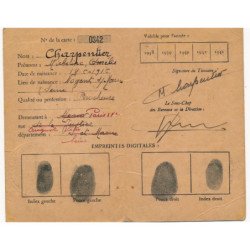 PARIS : imprimerie 1cpa + carte d'identité, rue de la convention, 15e - tres bon etat