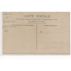 CARTE PHOTO A LOCALISER : paris(?) buvette thevenot, L. Cherenot - tres bon etat