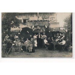CARTE PHOTO A LOCALISER : commerce de vins restaurant cafe jardins & bosquets, Monsieur Roch - tres bon etat