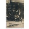 CARTE PHOTO A LOCALISER : paris(?) cafe, apero - tres bon etat